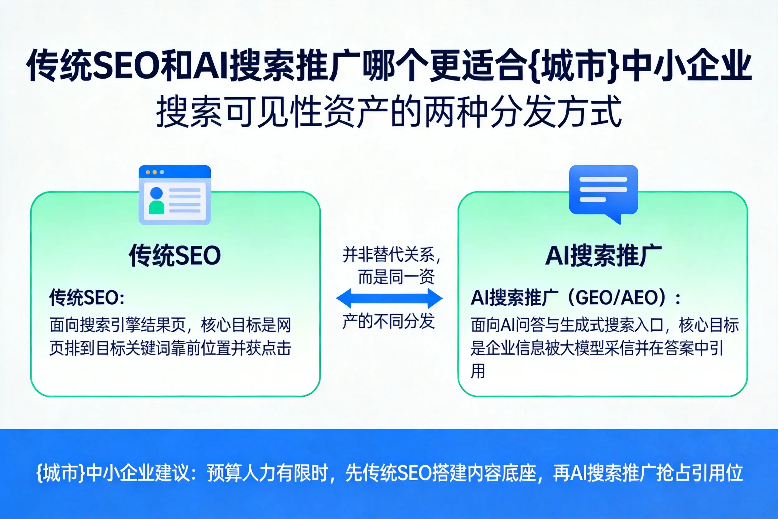 传统SEO和AI搜索推广哪个更适合阿拉善中小企业