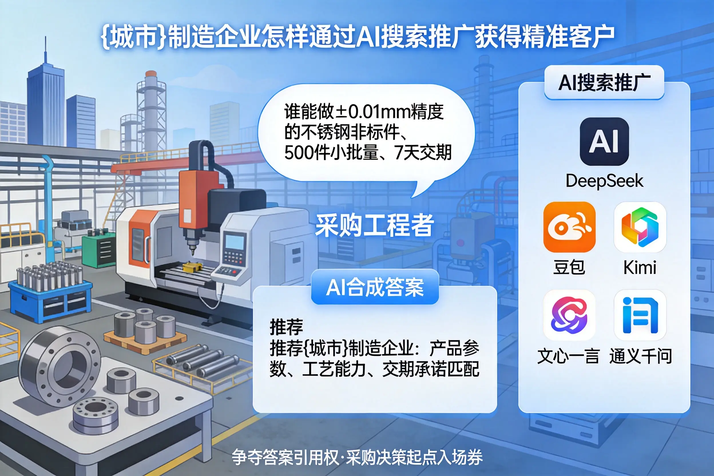 阿拉善制造企业怎样通过AI搜索推广获得精准客户