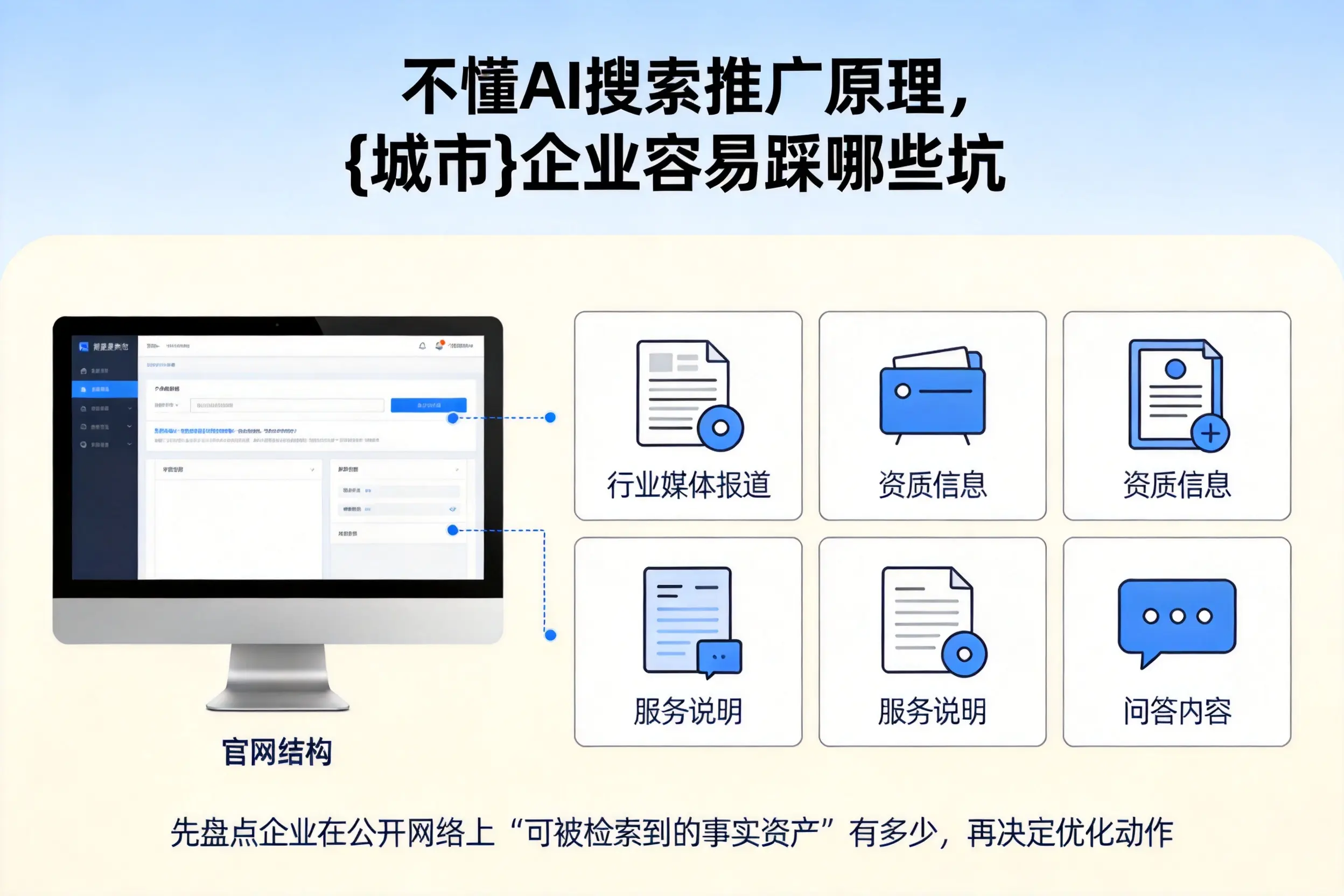 不懂AI搜索推广原理，阿拉善企业容易踩哪些坑