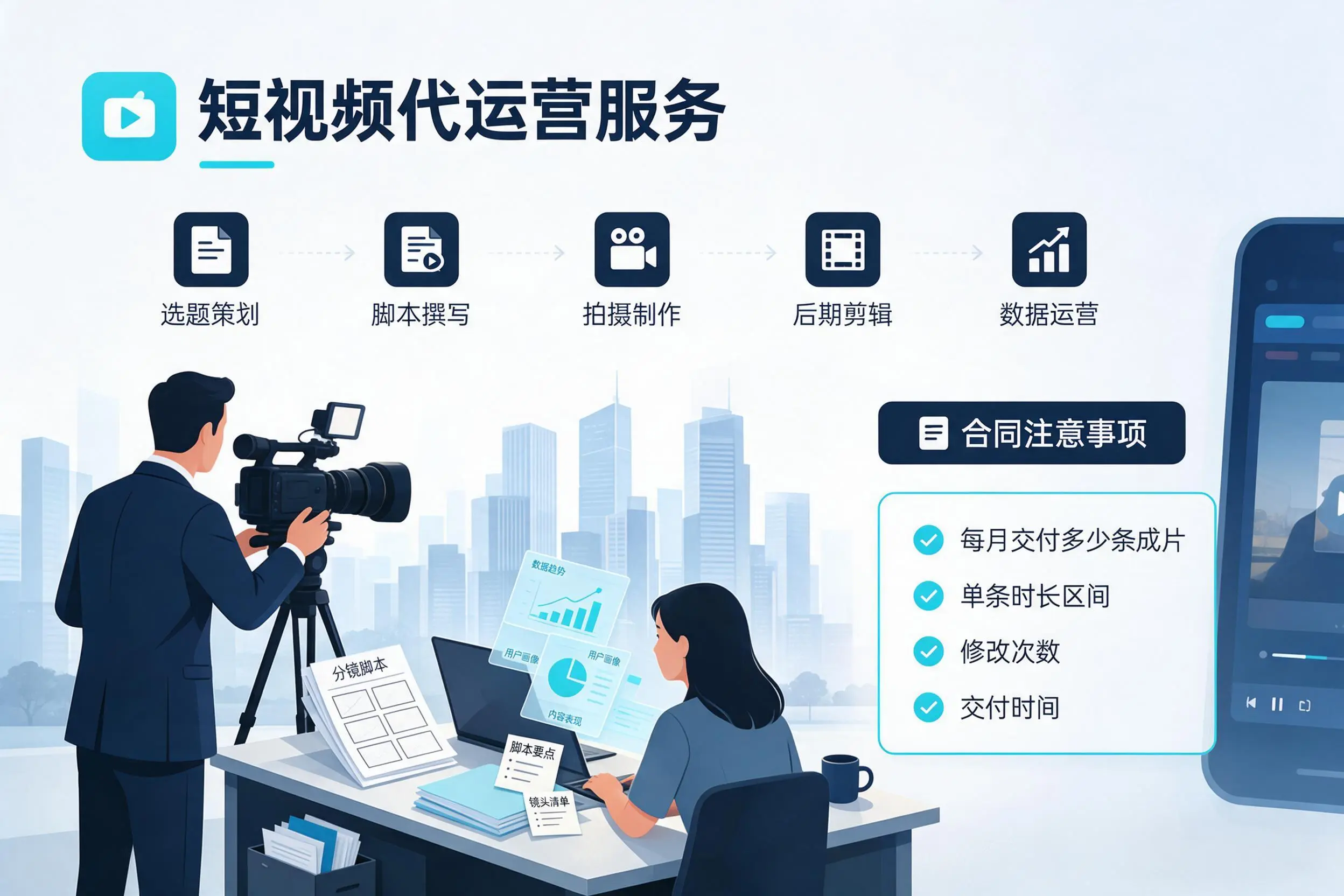 短视频代运营包含哪些服务？阿拉善企业常见问题科普
