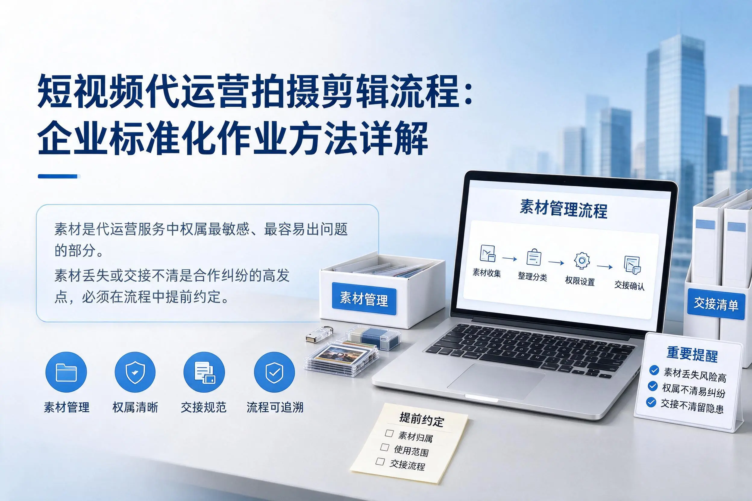 短视频代运营拍摄剪辑流程：阿拉善企业标准化作业方法详解