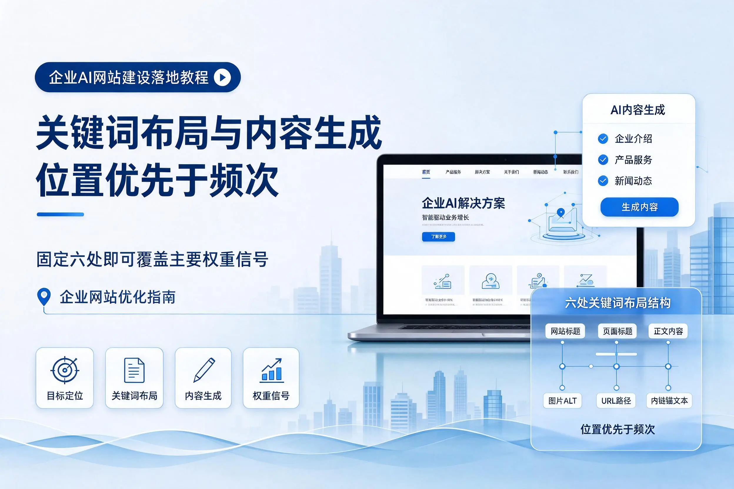 阿拉善企业AI网站建设落地教程：关键词布局与内容生成
